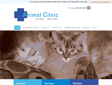 Tablet Screenshot of animalcliniccalgary.com